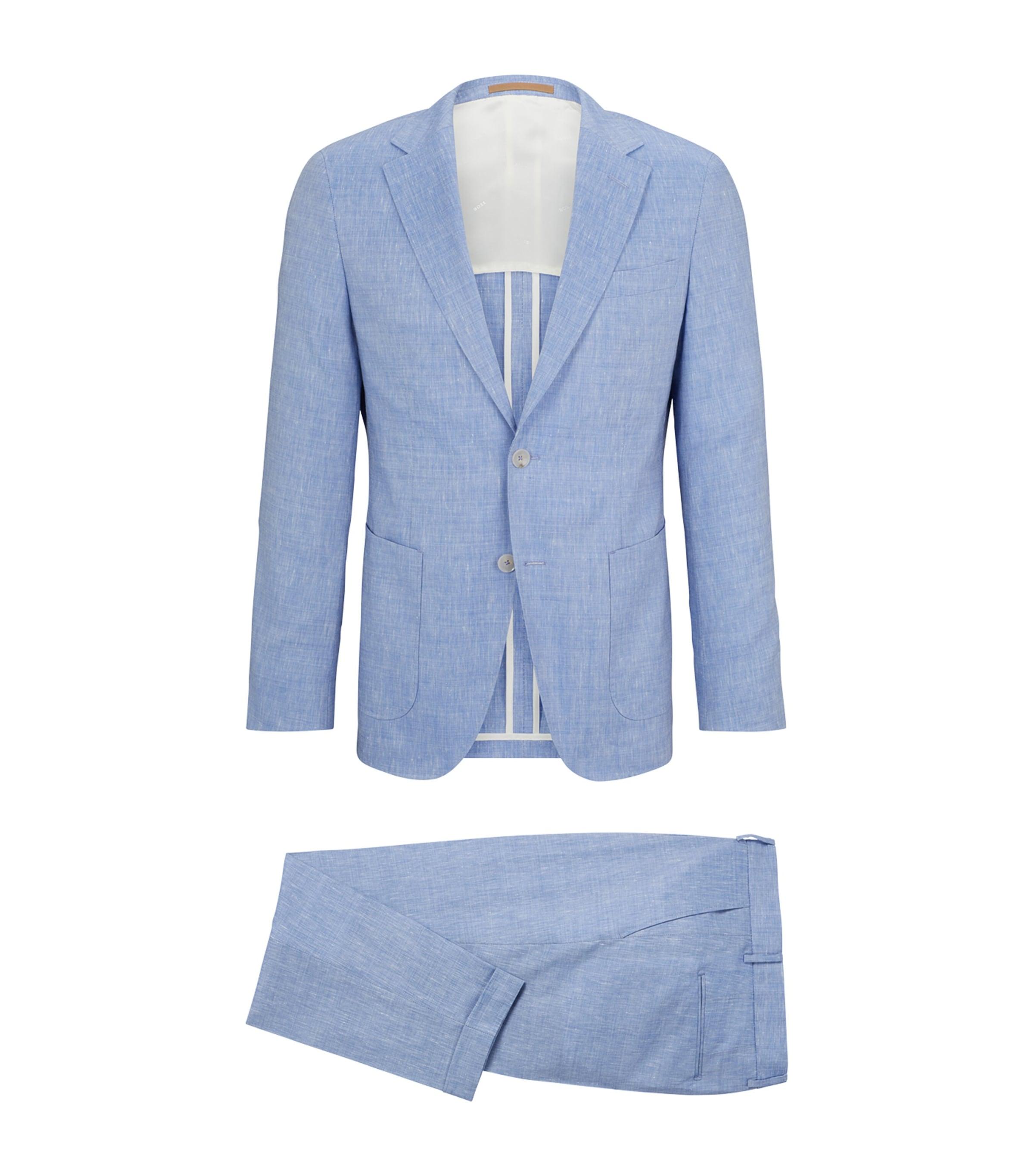 Linen-Wool 2-Piece Suit by HUGO BOSS