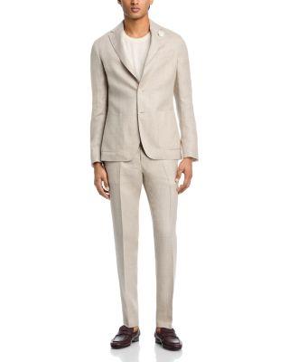 Linen & Lyocell Hopsack Slim Fit Unstructured Suit Separates by HUGO BOSS