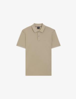 Logo-Embroidered Short-Sleeve Cotton Polo by HUGO BOSS