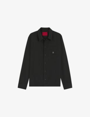 Logo-Patch Cotton Polo Shirt by HUGO BOSS