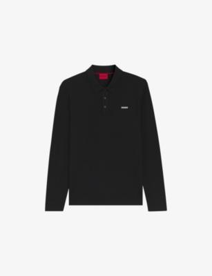 Logo-Print Cotton-Piqué Polo Shirt by HUGO BOSS