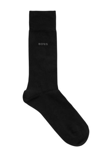 Logo cotton-blend socks - set of two by HUGO BOSS