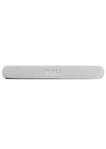 Logo-engraved tie clip by HUGO BOSS