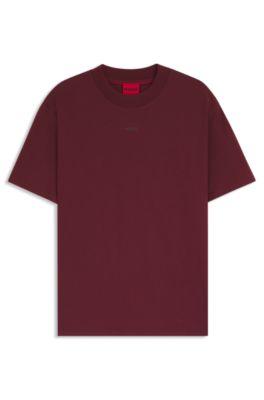 Logo-print T-shirt in cotton jersey by HUGO BOSS