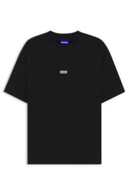 Logo-print T-shirt in cotton jersey by HUGO BOSS