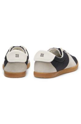 Low-top sneakers with suede trims by HUGO BOSS