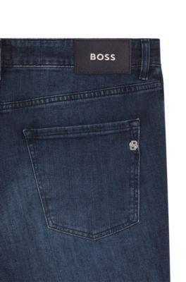 Maine regular-fit jeans in comfort-stretch denim by HUGO BOSS