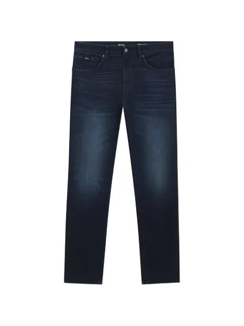 Maine regular-fit jeans in dark-blue extra-soft denim by HUGO BOSS