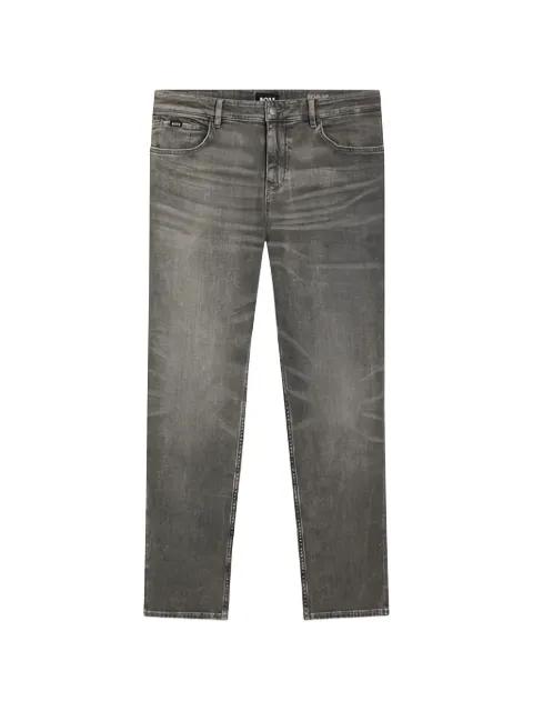 Maine regular-fit jeans in grey comfort-stretch denim by HUGO BOSS