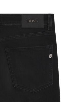Maine regular-fit jeans in soft-touch denim by HUGO BOSS Maine regular-fit jeans in soft-touch denim by HUGO BOSS
