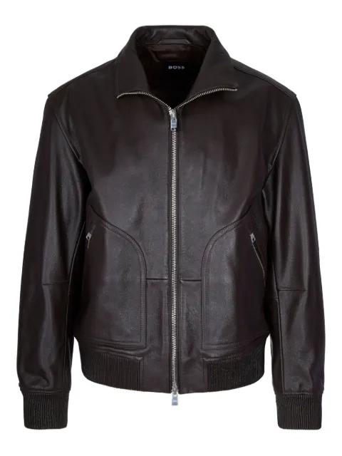 Mander leather jacket by HUGO BOSS