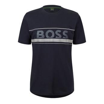 Mens BOSS GREEN Performance Signature Logo T-Shirt by HUGO BOSS
