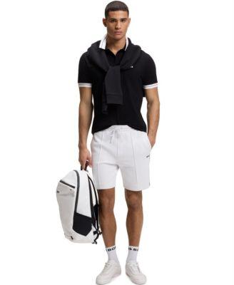 Men's Cotton-Blend Piping Trim Shorts by HUGO BOSS