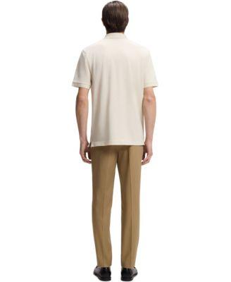 Men's Cotton Piqu&eacute; Pallas Embroidered Logo Polo Shirt by HUGO BOSS