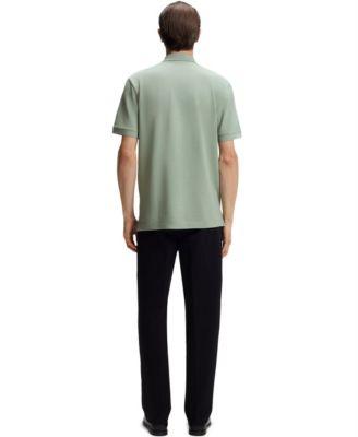 Men's Cotton Piqu&eacute; Pallas Embroidered Logo Polo Shirt by HUGO BOSS