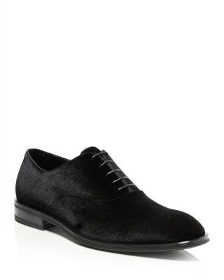 Men's Derrek Velvet Formal Lace Up Shoes by HUGO BOSS Men's Derrek Velvet Formal Lace Up Shoes by HUGO BOSS