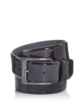 Men's Elloy Leather Belt by HUGO BOSS
