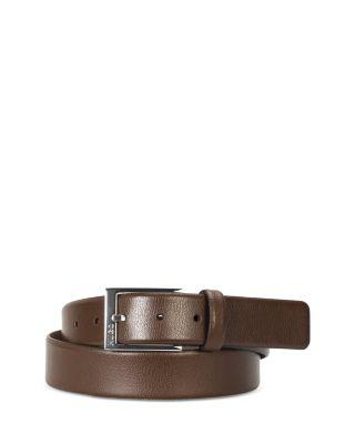 Men's Gellot_Sz35 Leather Belt by HUGO BOSS