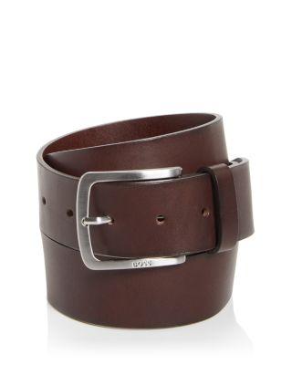 Men's Jor-V Leather Belt by HUGO BOSS
