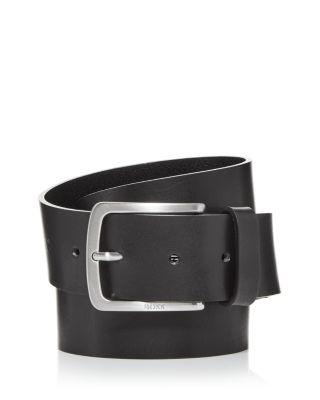 Men's Jor-V Leather Belt by HUGO BOSS