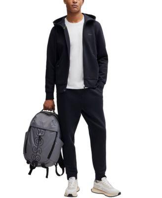 Men's Logo Print Zip-Up Hoodie by HUGO BOSS