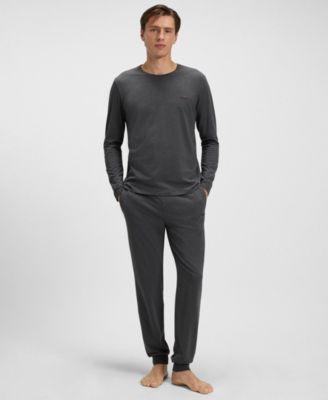Men's Mix and Match Long-Sleeve Crewneck T-Shirt by HUGO BOSS