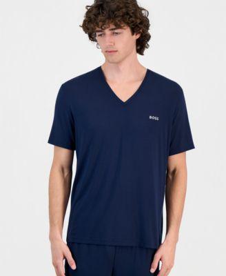 Men's Modal-Blend V-Neck Comfort T-Shirt by HUGO BOSS