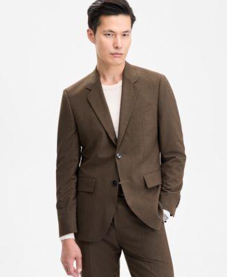 Men's Modern-Fit Solid Suit Jacket by HUGO BOSS