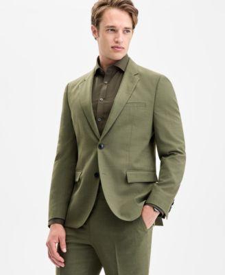 Men's Modern-Fit Solid Suit Jacket by HUGO BOSS