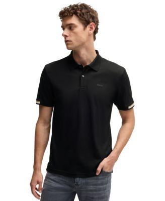 Men's Regular-Fit Rubberized Logo Polo Shirt by HUGO BOSS