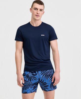 Men's Short-Sleeve Sun Protection Rashguard Swim Shirt by HUGO BOSS