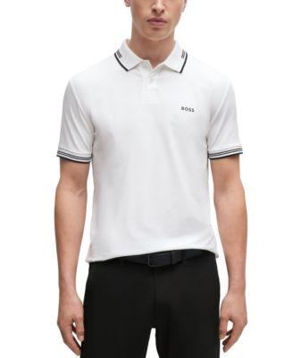 Men's Stretch-Cotton Slim-Fit Polo Shirt by HUGO BOSS