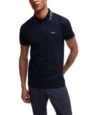 Men's Stretch-Cotton Slim-Fit Polo Shirt by HUGO BOSS