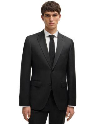 Men's Virgin-Wool Serge Suit Jacket by HUGO BOSS