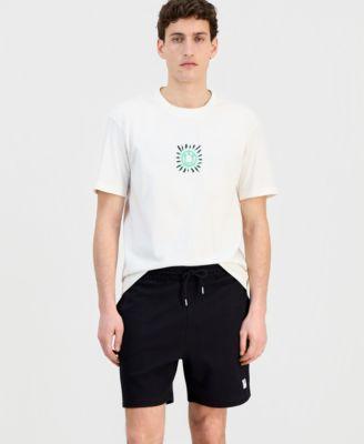 Men's Waffle Jersey 7.9" Drawstring Shorts by HUGO BOSS