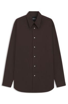 Merino wool shirt in regular-fit by HUGO BOSS