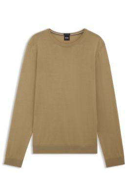 Merino-wool sweater in a slim fit by HUGO BOSS