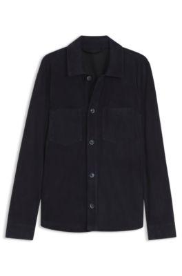 Metis suede shirt with nappalan inner by HUGO BOSS