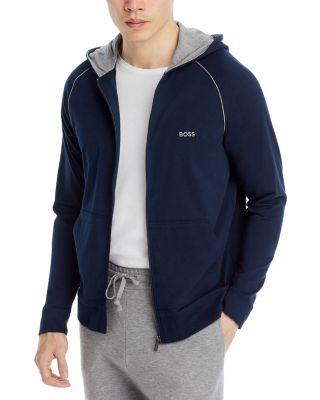 Mix & Match Cotton Blend Full Zip Hoodie by HUGO BOSS