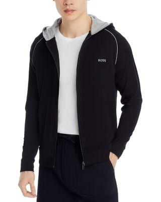 Mix & Match Cotton Blend Full Zip Hoodie by HUGO BOSS