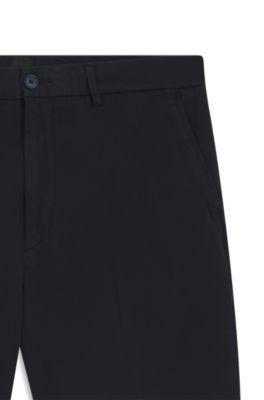 Modern-fit shorts in stretch-cotton twill by HUGO BOSS