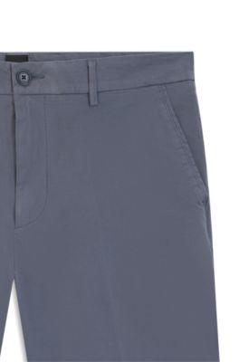 Modern-fit shorts in stretch-cotton twill by HUGO BOSS
