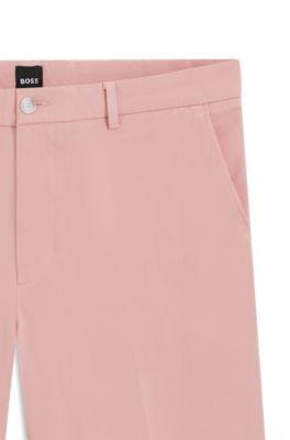 Modern-fit shorts in stretch-cotton twill by HUGO BOSS