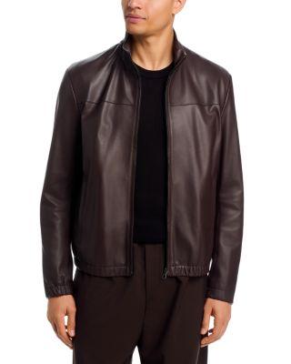 Molta Leather Jacket by HUGO BOSS
