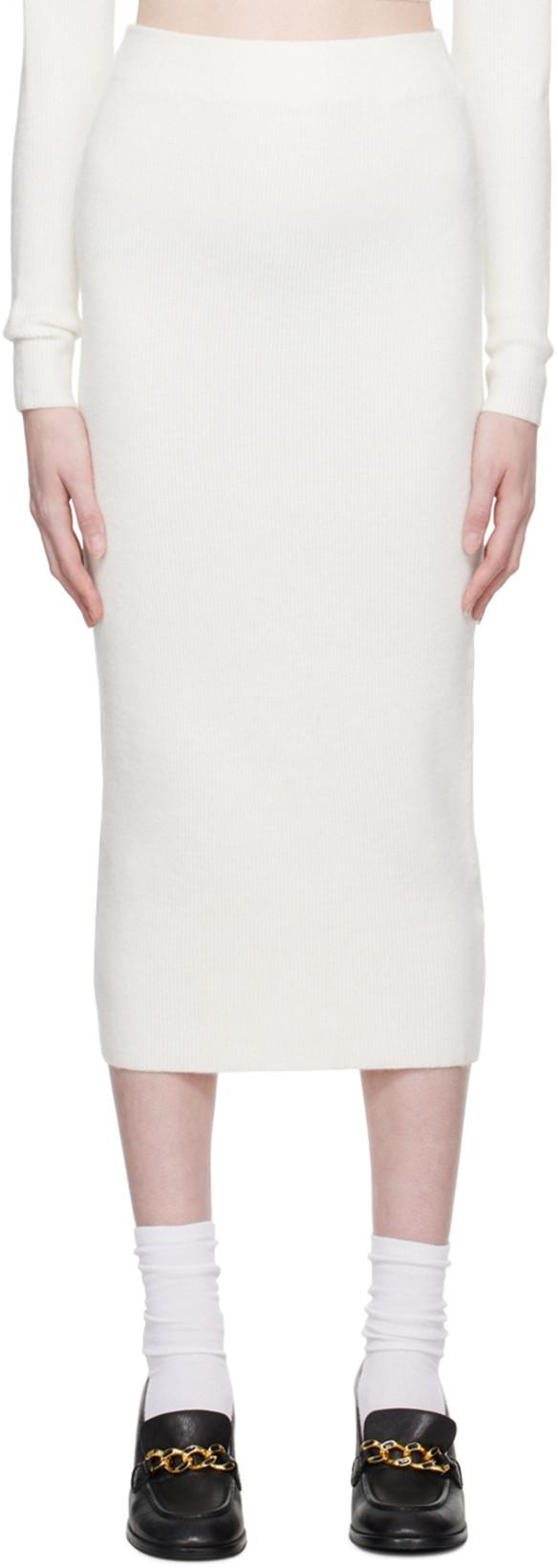 Off-White Scribe Midi Skirt by HUGO BOSS
