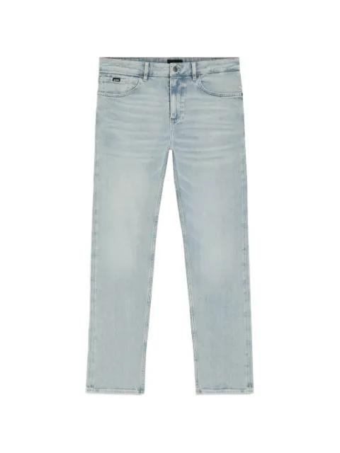 Ogden faded-effect straight-fit jeans by HUGO BOSS