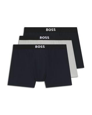 One Cotton Blend Boxer Briefs by HUGO BOSS