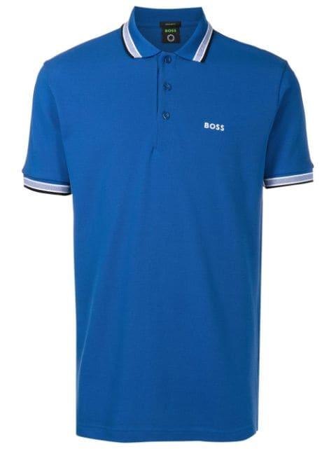 Paddy logo-print polo shirt by HUGO BOSS