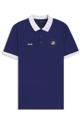 Paddy polo shirt with country flag by HUGO BOSS