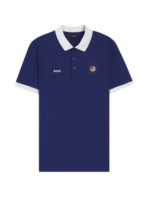 Paddy polo shirt with country flag by HUGO BOSS